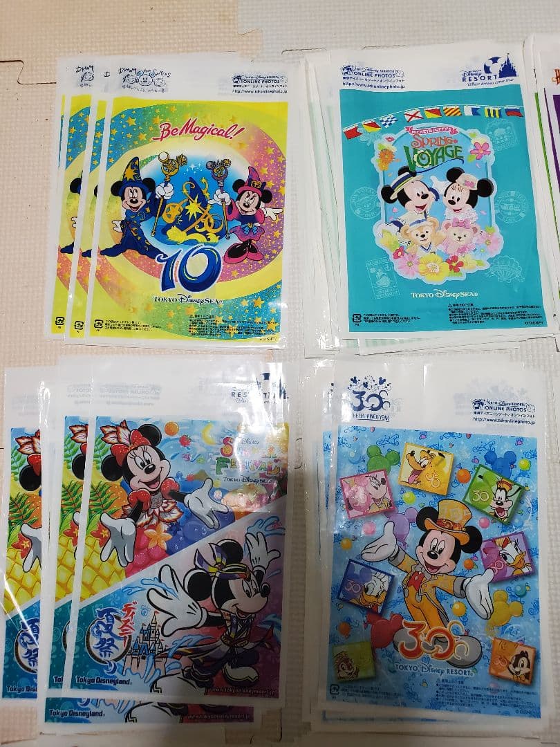 ディズニーリゾート 500枚以上 ショッパー レジ袋 おみやげ袋 ランド シー