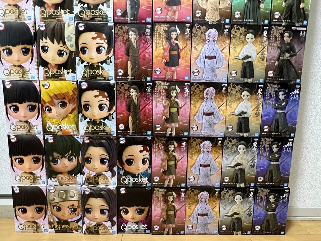 未開封 鬼滅の刃 絆ノ装 qposket フィギュア 56個 まとめ売り