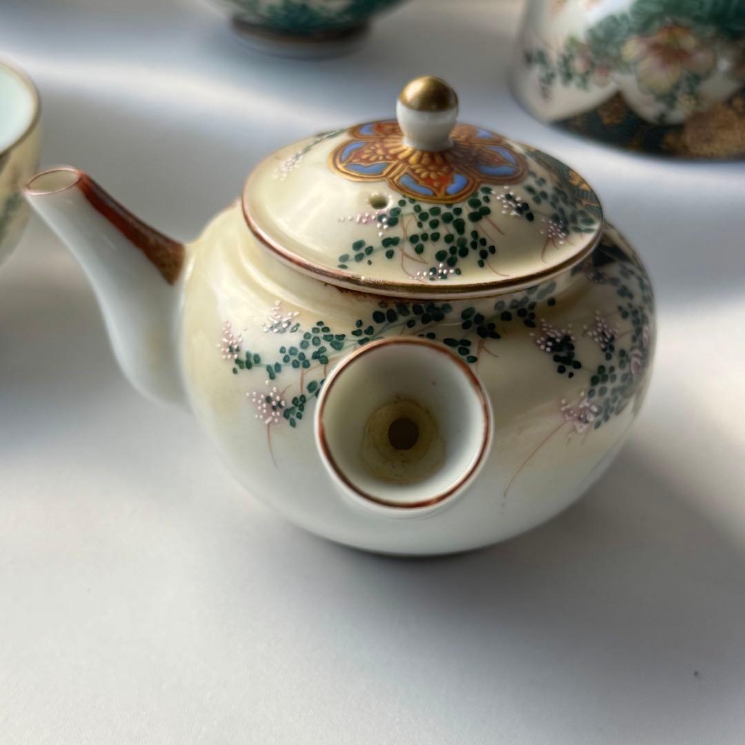 こちら専用です　　希少品　明治初期　骨董品　九谷焼　古九谷　九谷造　　煎茶々碗