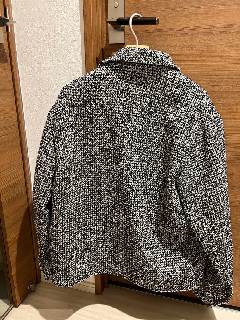 タグ付きZARA テクスチャーシャツジャケット　Sサイズ