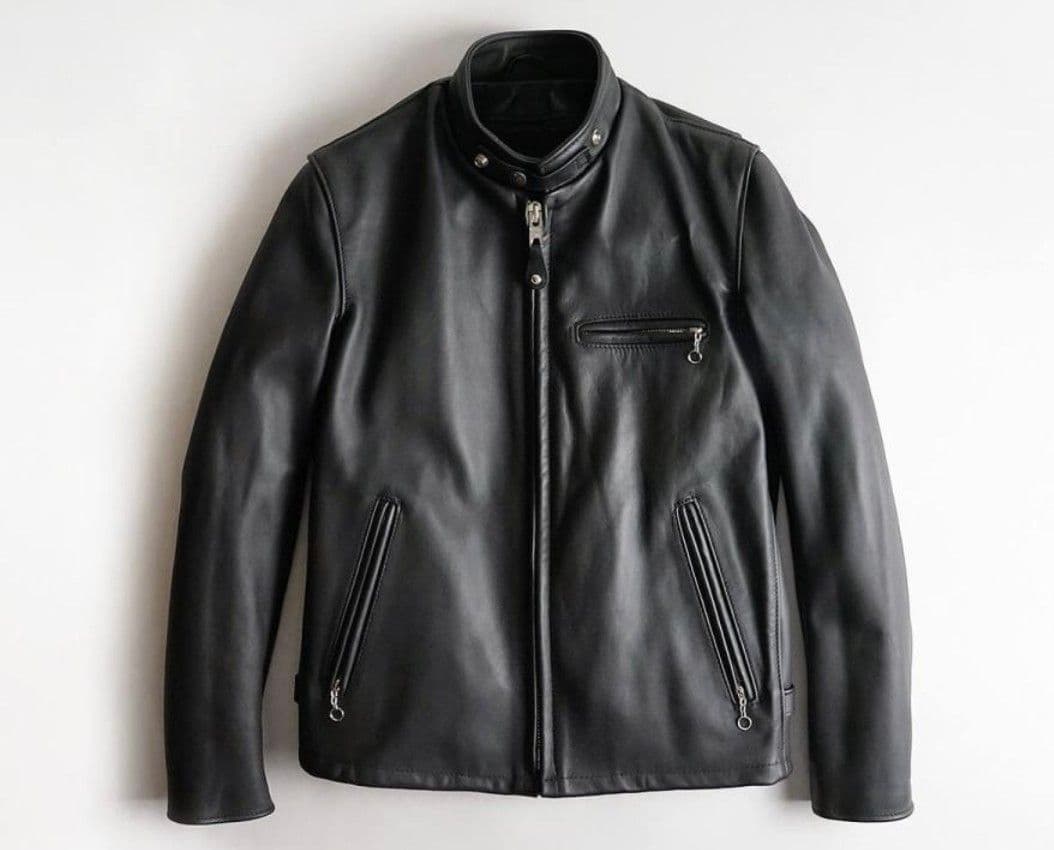 美品　SCHOTT　ショット　641　スタンドカラーシングルライダース