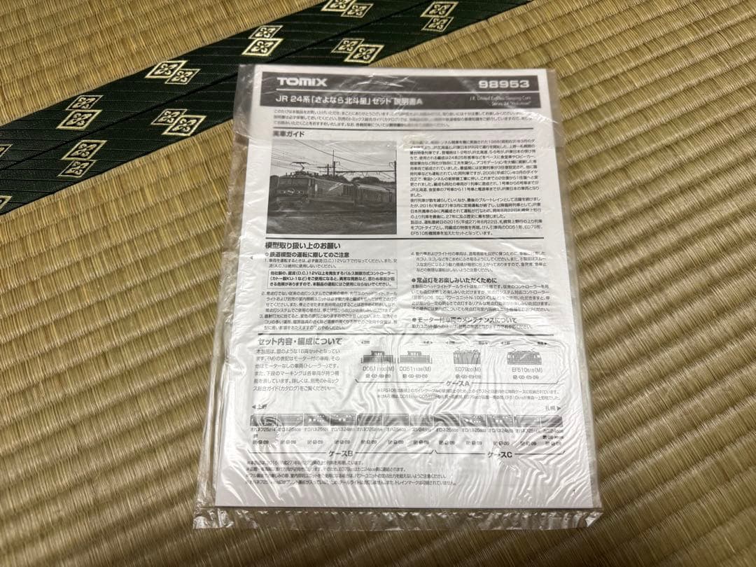 限定品 98953 TOMIX JR24系「さよなら北斗星」セット