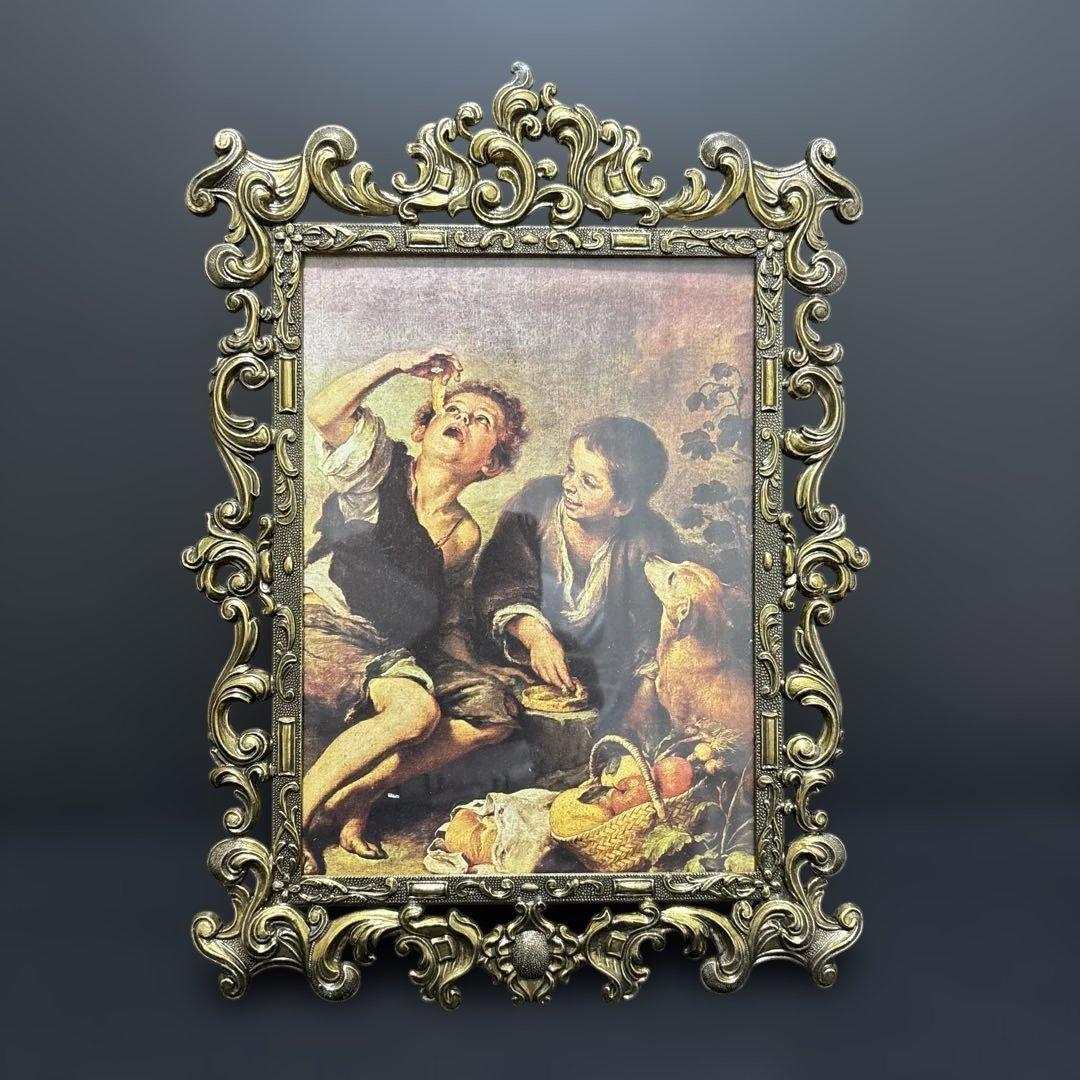 絵画フォトフレーム金属製イタリア製