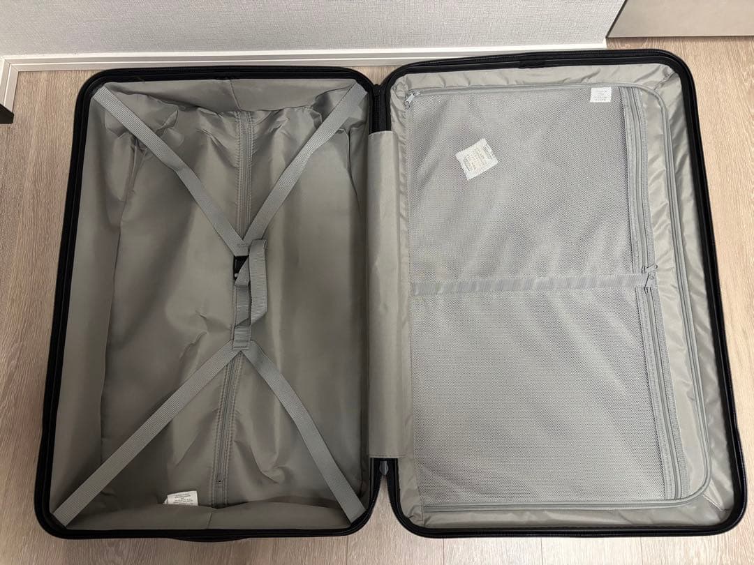 【一度のみ使用】無印良品スーツケース　105L ネイビー