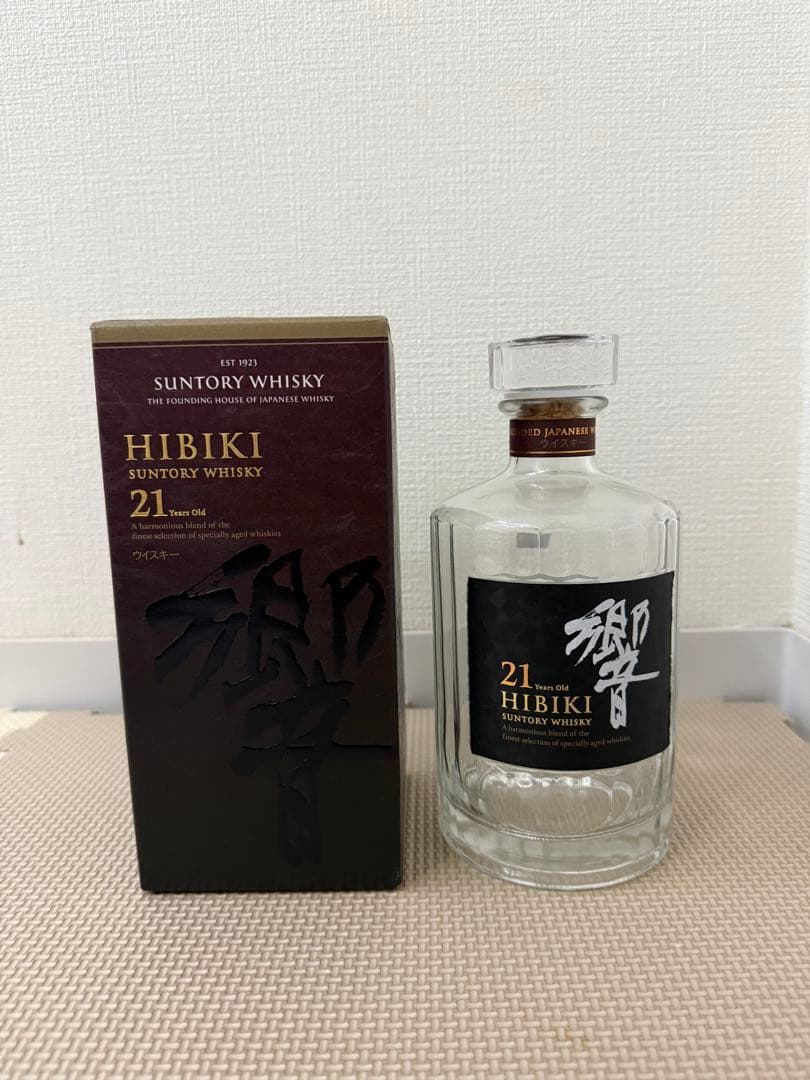 化粧箱付き空瓶 響21年 ウイスキー 700ml
