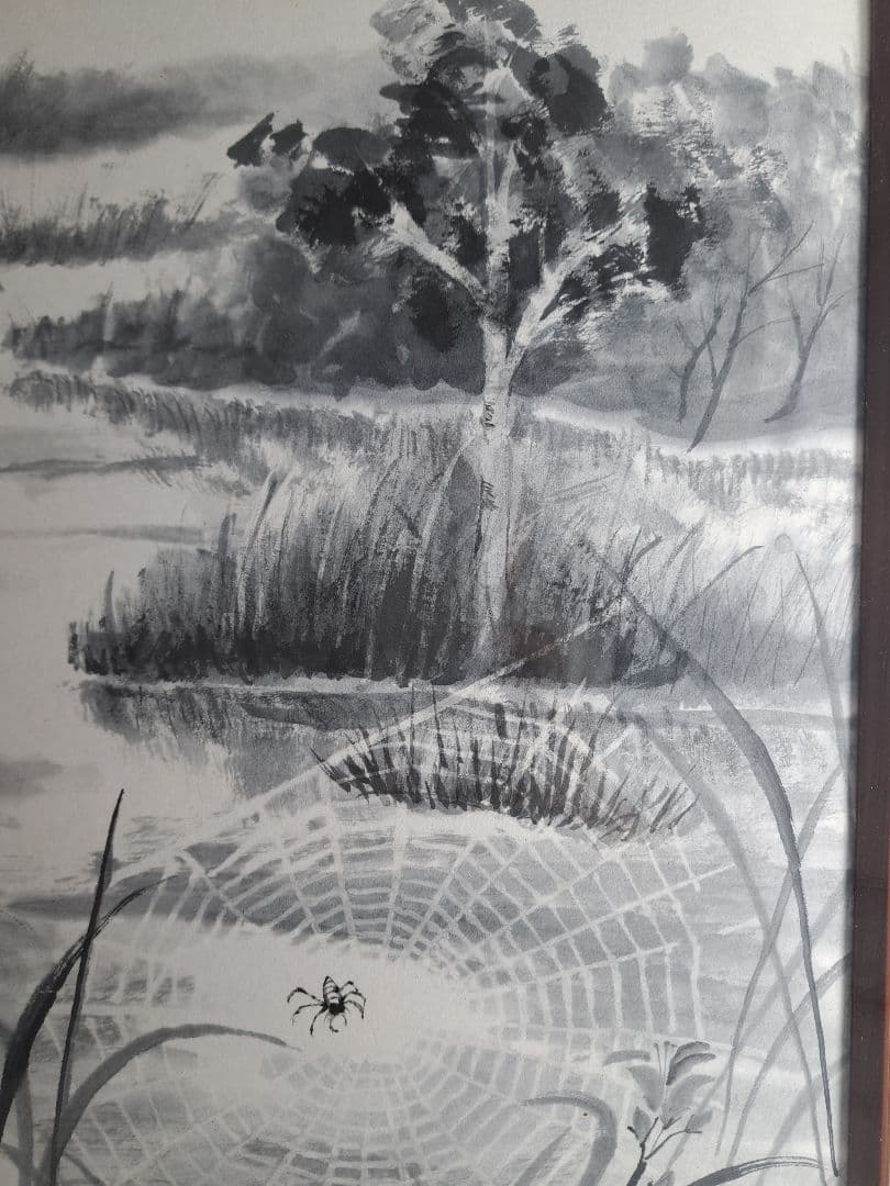 曾祖父の家宝　水墨画