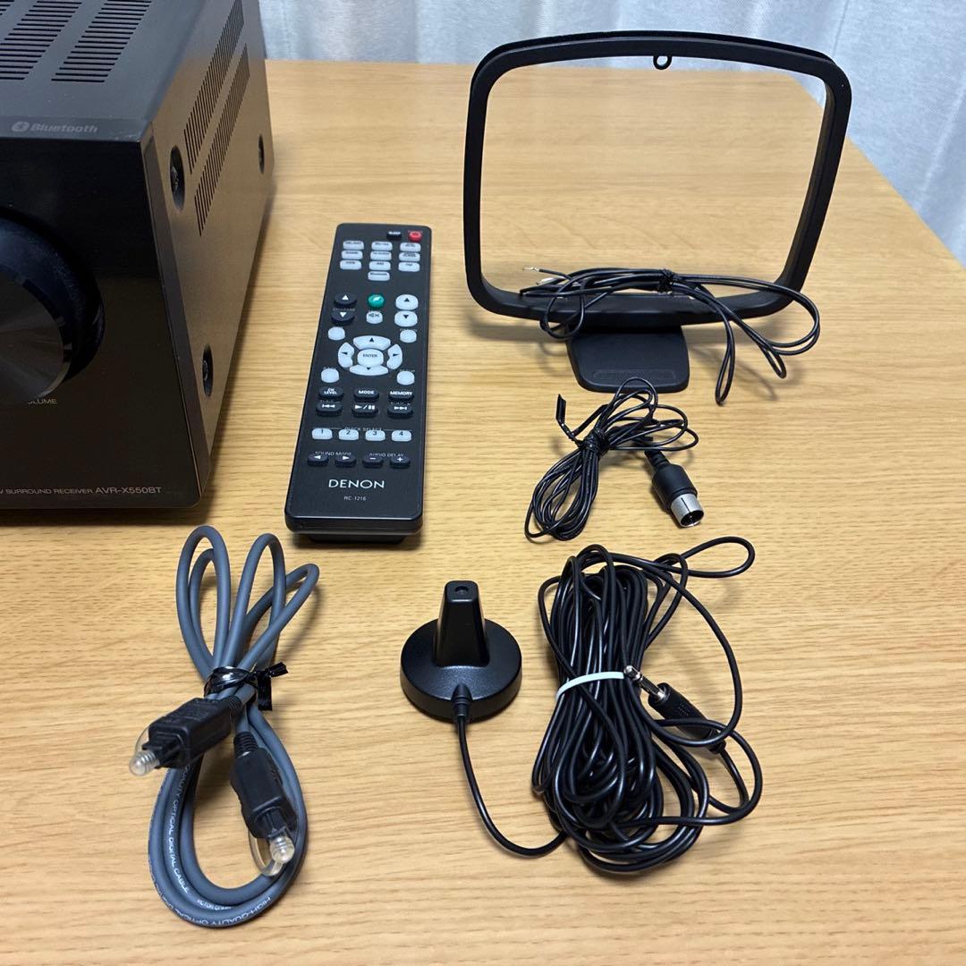 DENON AVR-X550BT AVアンプ　デノン