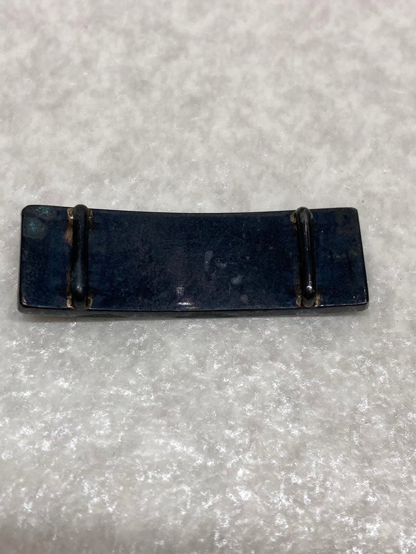 Z）時代物 当時物 金工 帯留 葉っぱ アンティーク　金細工 金属工芸