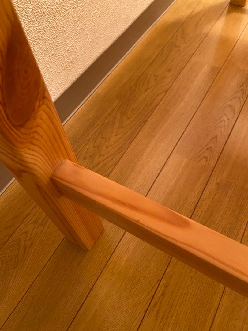 【美品・希少】無印良品 パイン材テーブル・折りたたみ式