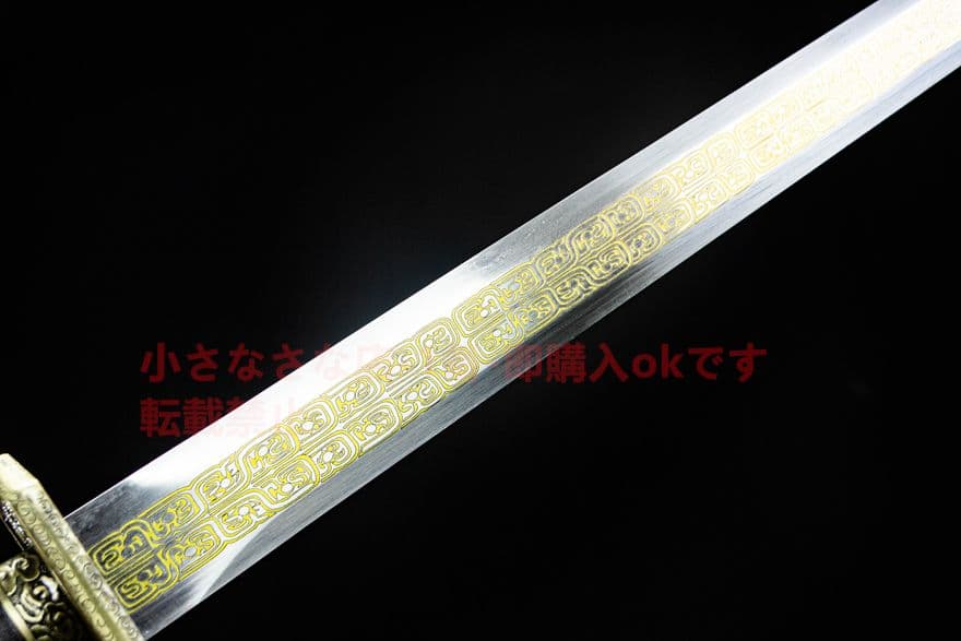 巨刎環首幅刃剣-高性能マンガン鋼 古兵器 武具　刀装具　日本刀　模造刀 居合刀