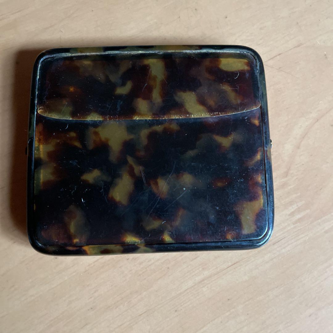 昭和初期のべっ甲の名刺入れ