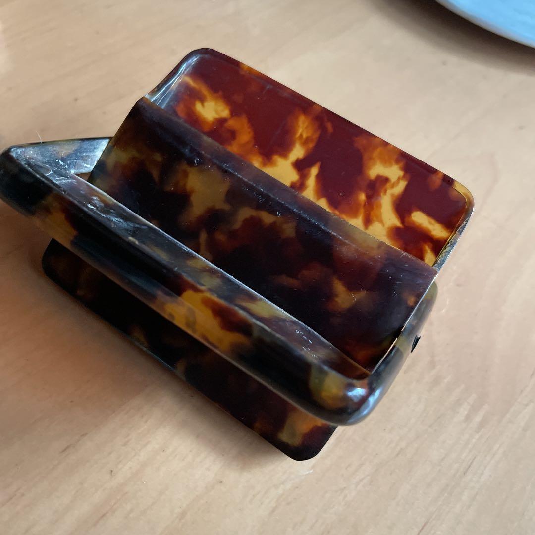 昭和初期のべっ甲の名刺入れ