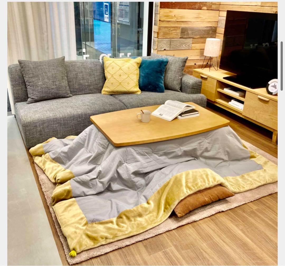 未使用 UNICO ウニコ KOKOSI こたつ掛け布団 190×190㎝ GY