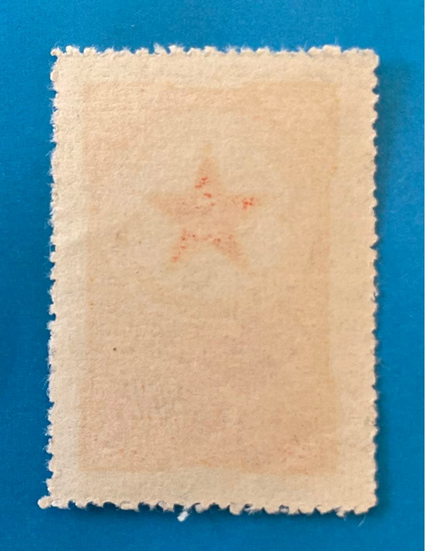 中国激レア切手　【美品！】軍人切手（未使用、陸軍1枚）