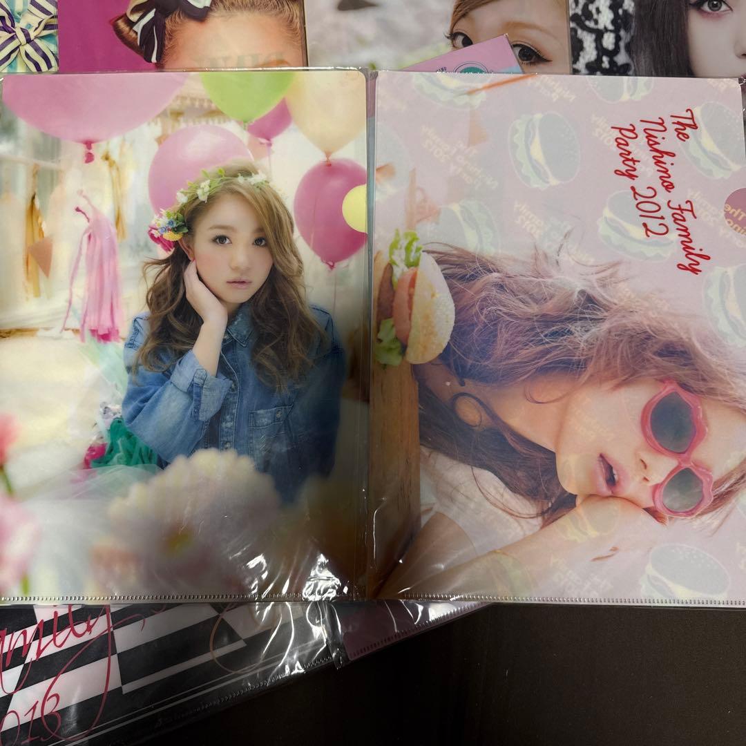 西野カナ クリアファイル 16枚セット バラ2枚 未使用未開封品