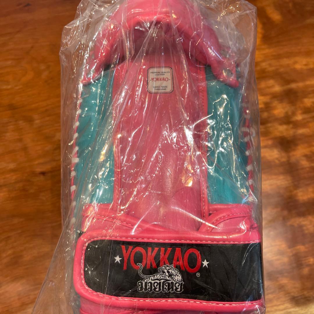 新品】YOKKAO キックミット ピンクと水色
