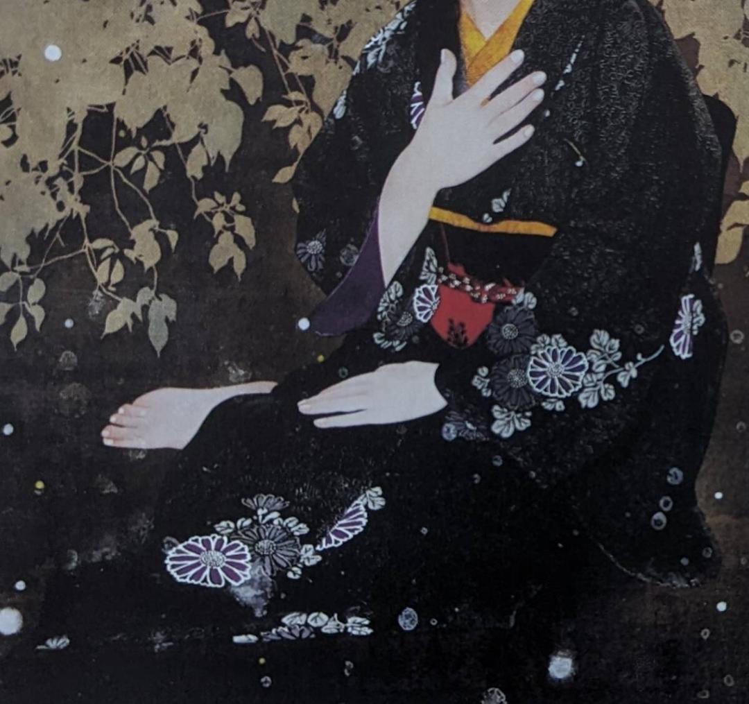 横田美晴　「金雲雀」、厳選、希少画集・額装画、人気作品、新品高級額 額装付