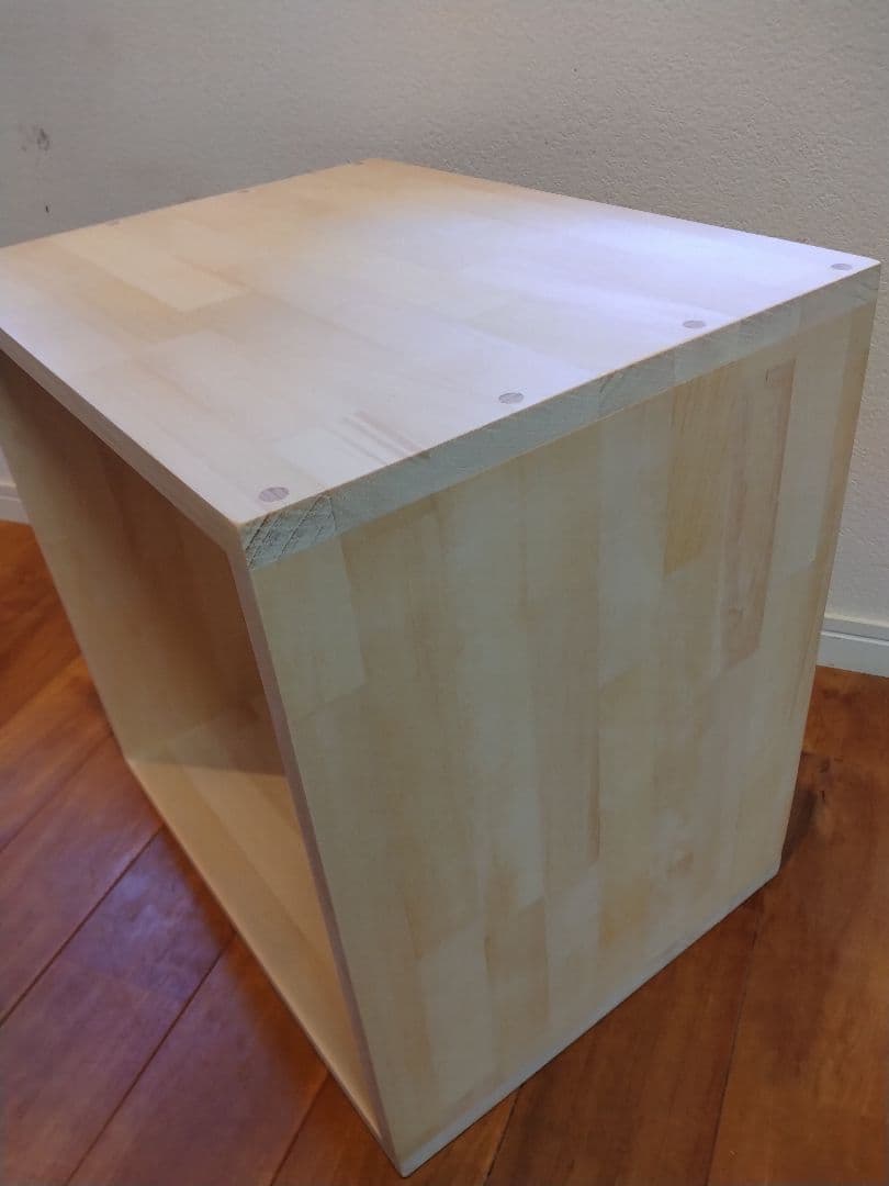 木製　ハンドメイド　オーダー　ロの字　シェルフ　棚　ラック　サイズテーブル