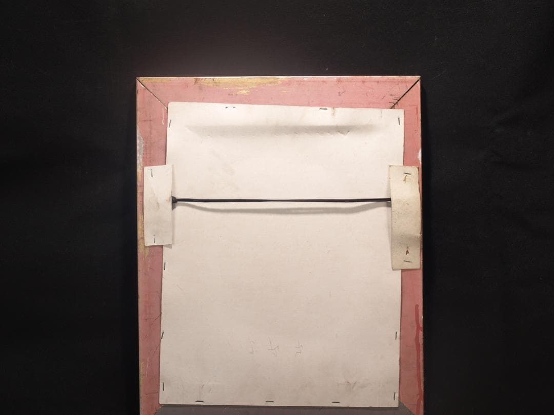 骨董市掘り出し品 唐時代　敦煌莫高窟壁画 彩絵発掘品 AK1947A7-2