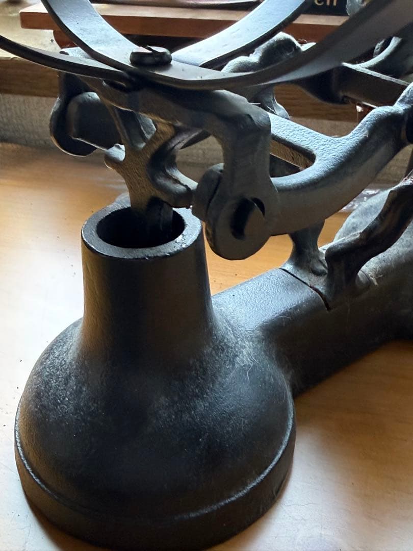 アンティークスケール 上皿天秤 天秤式はかりと重りセット 天秤計り アイアン