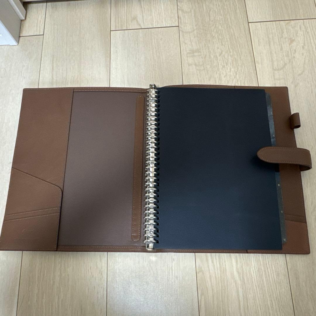 Giuris maruman×SOMES 本革バインダーノート A4