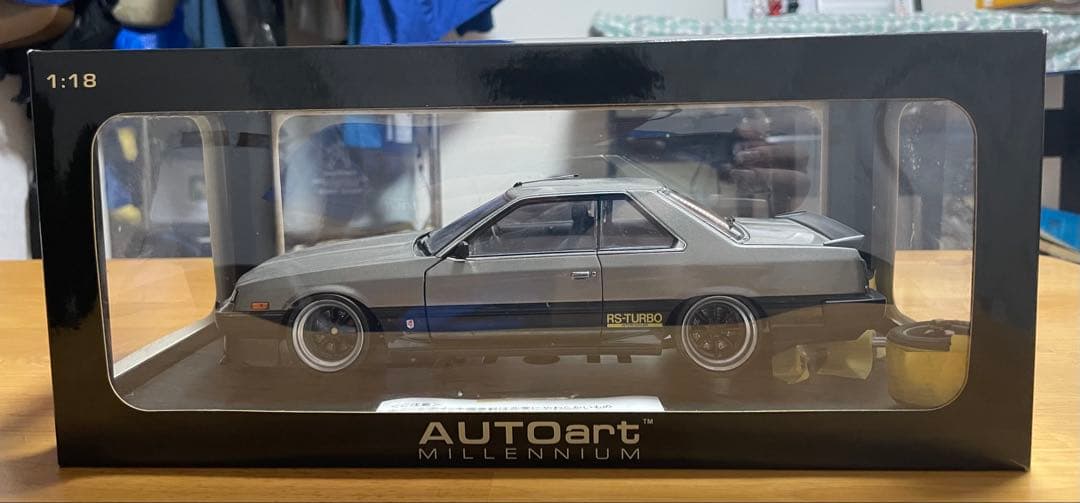 1/18 オートアート R30スカイラインRSターボ 鉄仮面 カスタム仕様 銀色