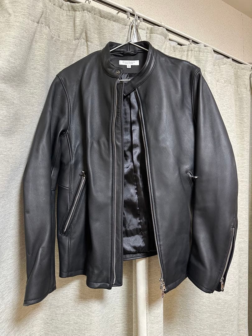 beauty&youth レザーライダースジャケット 羊革 Lサイズ