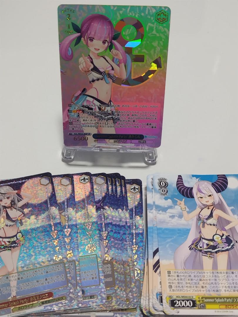 ヴァイスシュヴァルツ　ホロライブ　湊あくあSPセット