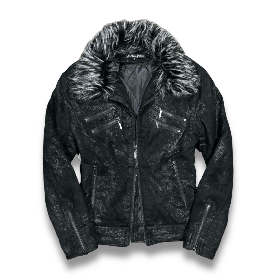 In The Attic coated fur jacket 平成 V系 y2k
