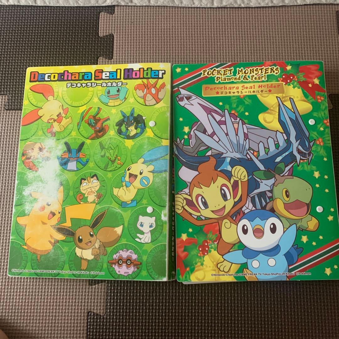 ポケモンパンシール375枚、ホルダー2冊