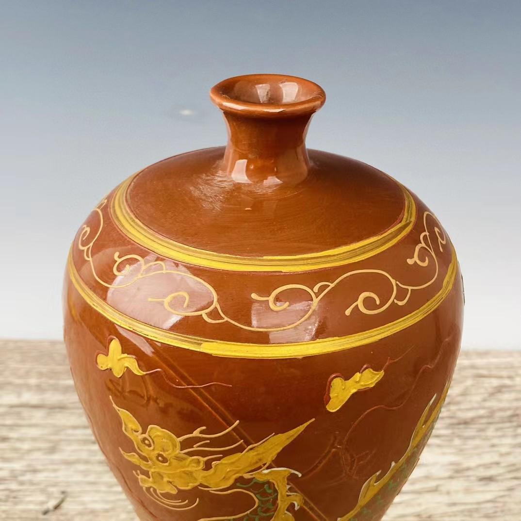 中国古美術・旧蔵の磁器・宋定窯膩金梅瓶・置物・書道・茶道具・文房具・賞物・陶芸