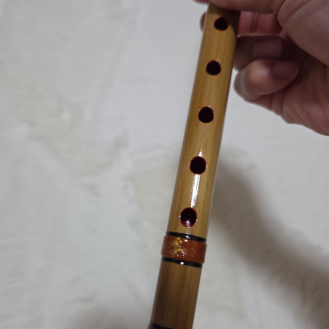 石見神楽を奏でる竹製 篠笛 7-30 父の手作り