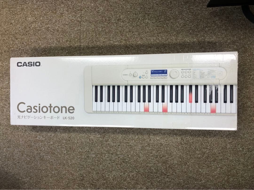 CASIO カシオ Casiotone LK-520 光ナビゲーションキーボード