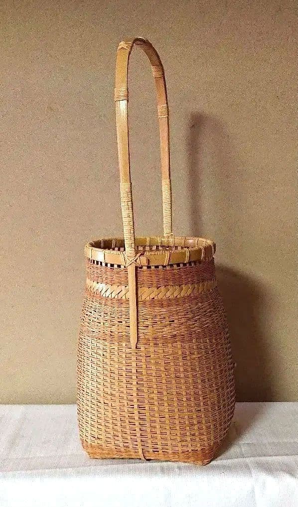 清斎作竹の花籠