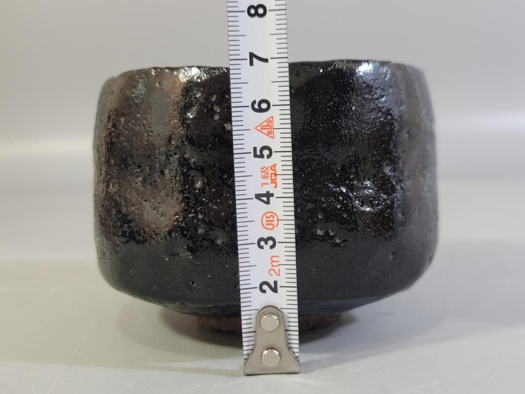 茶道具　黒楽茶碗 美品　 楽茶碗　抹茶碗 DT766