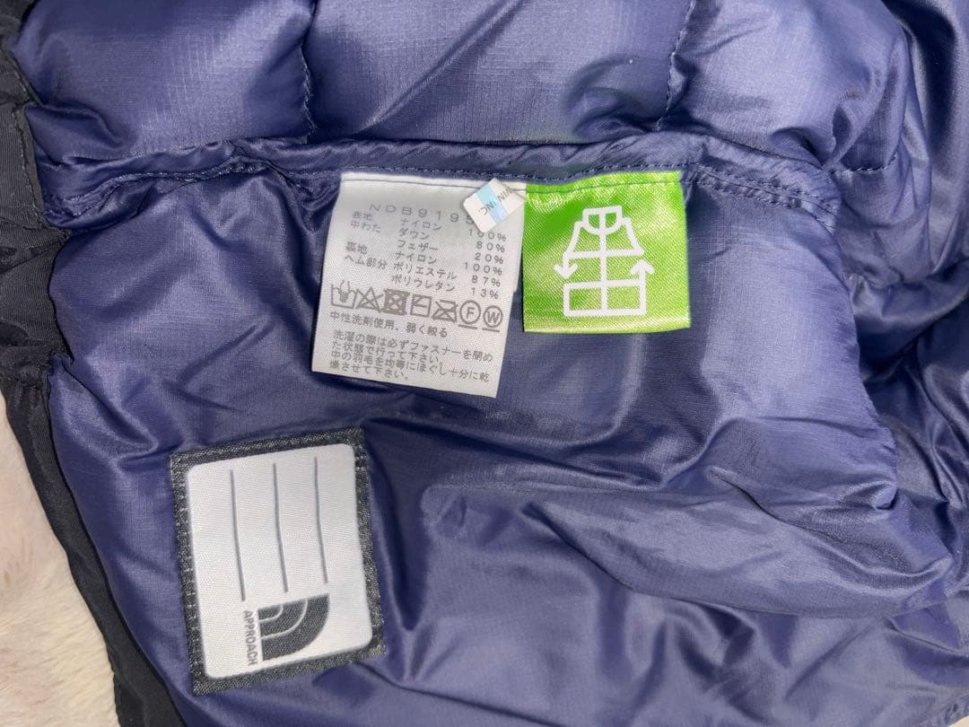 THE NORTH FACE フード付きダウンジャケット ネイビー