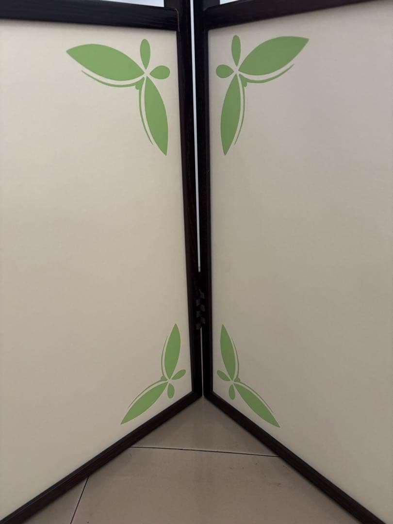 向蝶 枠付 風炉先屏風 茶道具