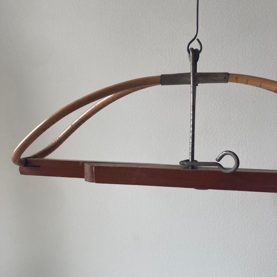 ビンテージバンブーハンガー着物大正時代　レトロ　1940年代　雑貨アトリエレア