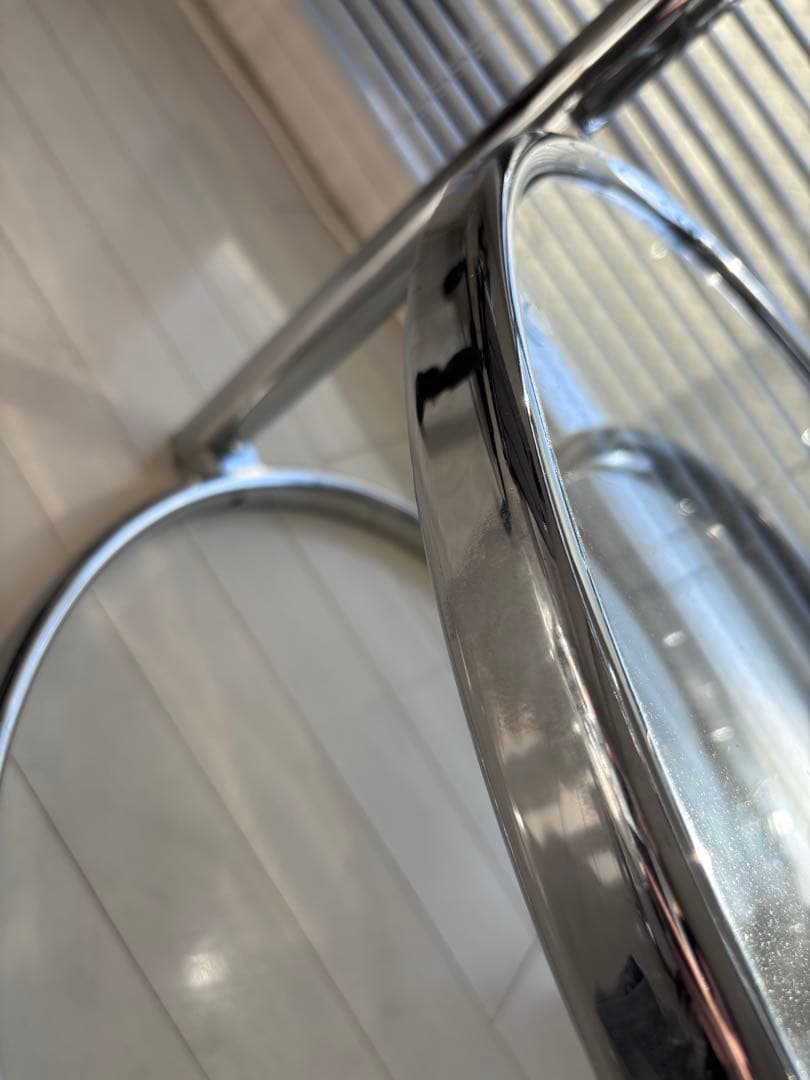 丸 ガラステーブル ミッドセンチュリーモダン スペースエイジ レトロポップ