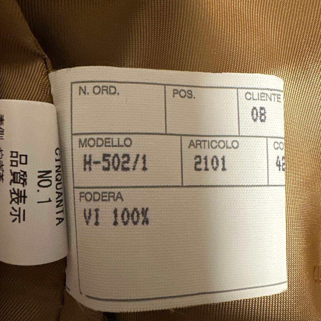 CINQUANTA チンクアンタ　ゴートスエード シングルライダース　46