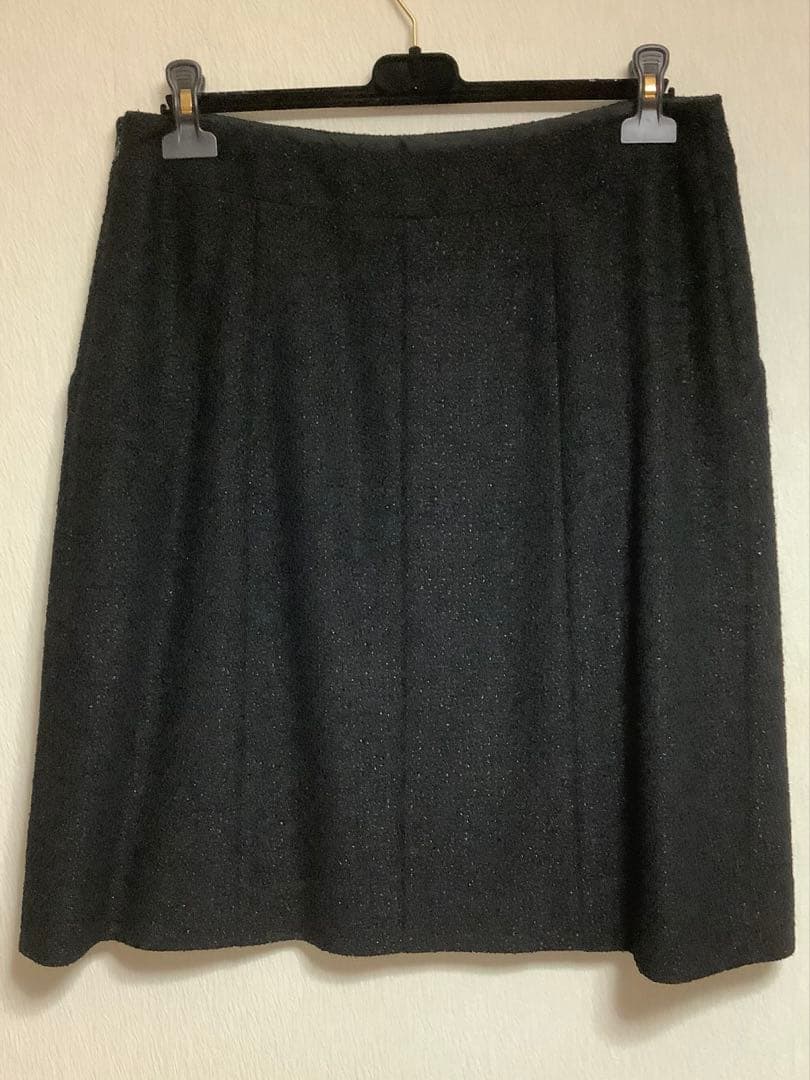 CHANEL シャネル　ツイード　ひざ丈フレアスカート