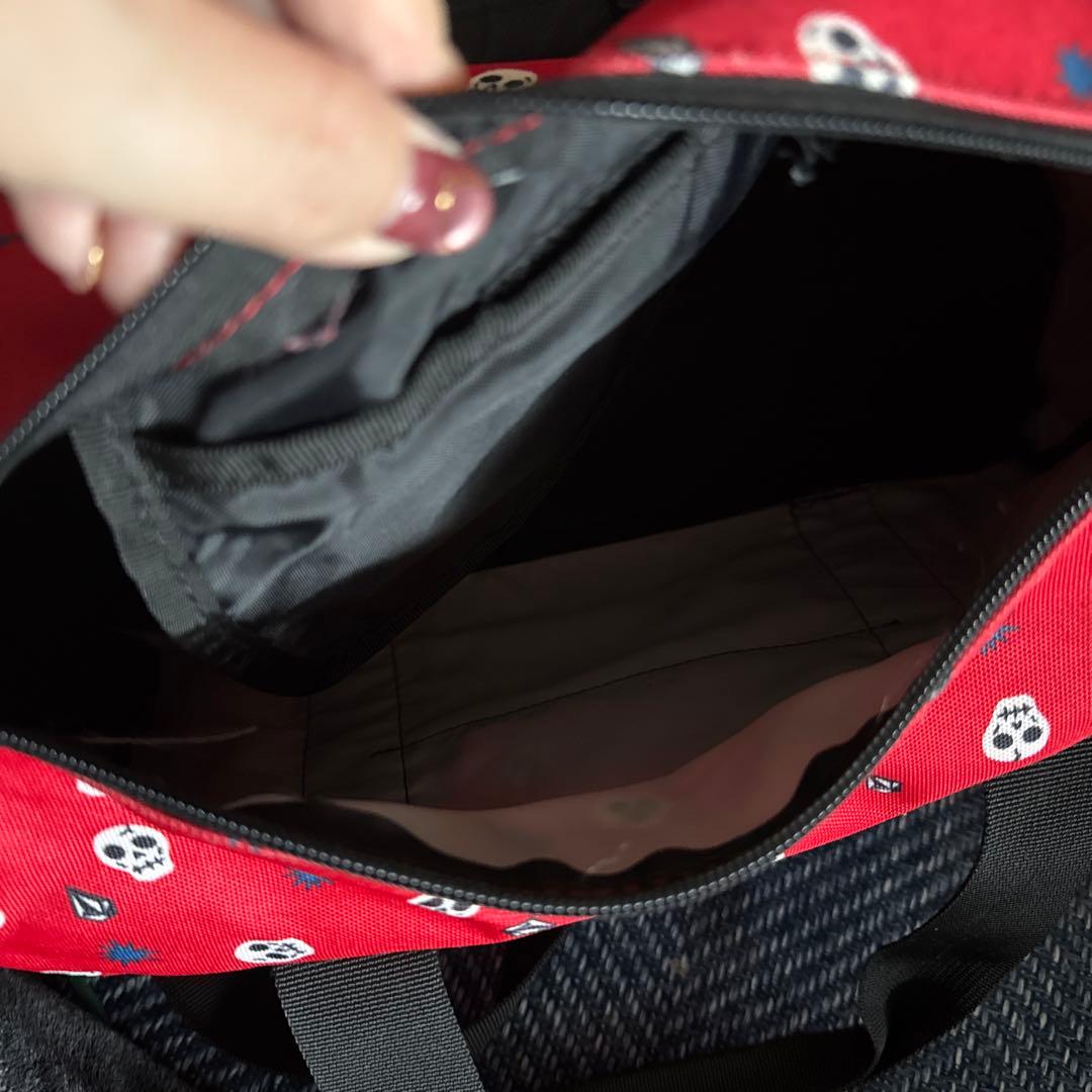 VOLCOM スカル柄 ボストンバッグ