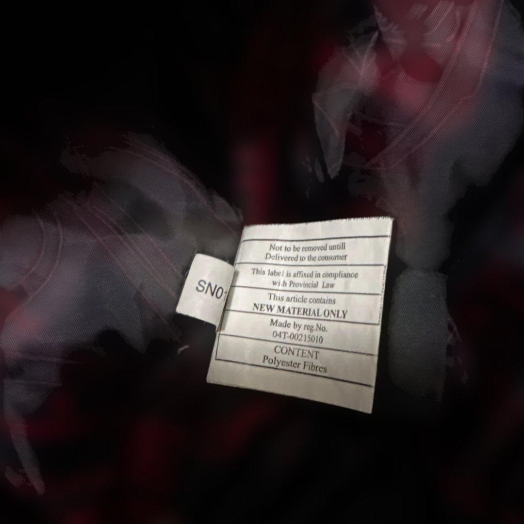 Snap-on ブラックダック生地 ブルゾン ジャンバー キルティング張り