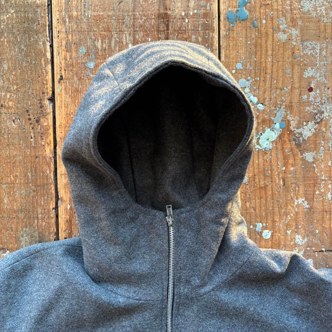 FLETCHER UK 2000年 フード付きグレーコート