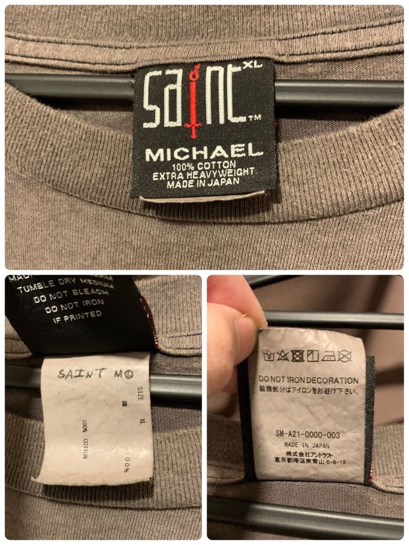 トップス 21AW SAINT MICHAEL SS TEE SHEEP LION