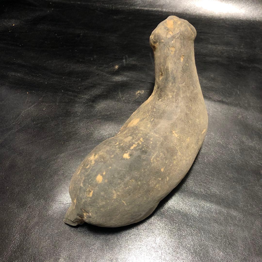 蔵から中国古銭と一緒の箱から出てきた 5体の内の1体　 水牛うし中国古美術土器