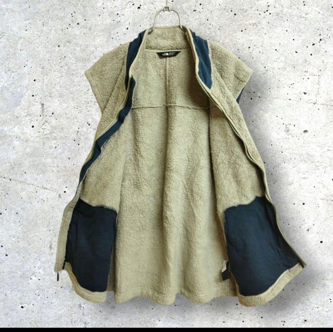 US規格 ノースフェイス ボアフリーステックベスト ベージュ メンズXXL