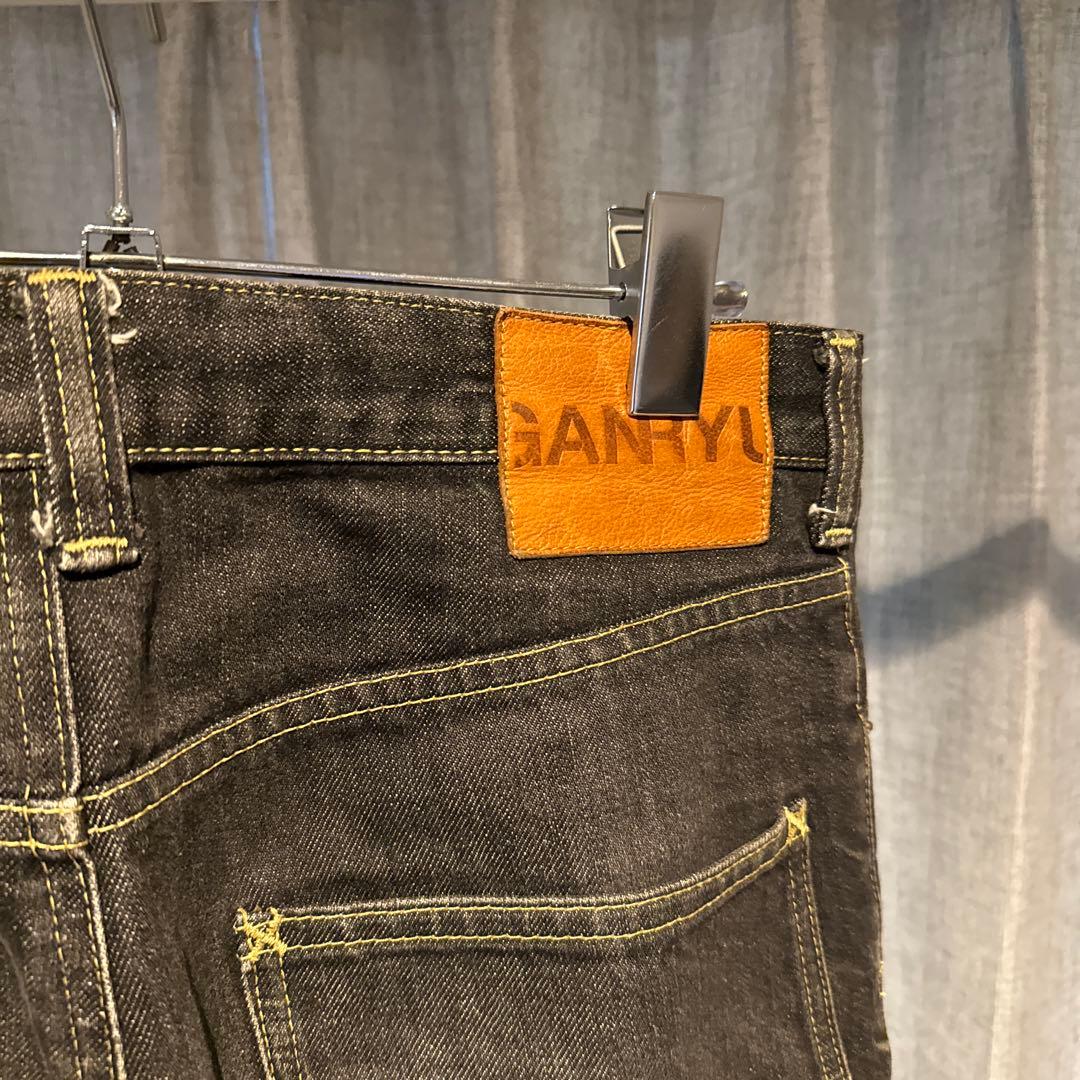 美品GANRYU セルビッジサルエルデニムパンツ 16SS コムデギャルソン