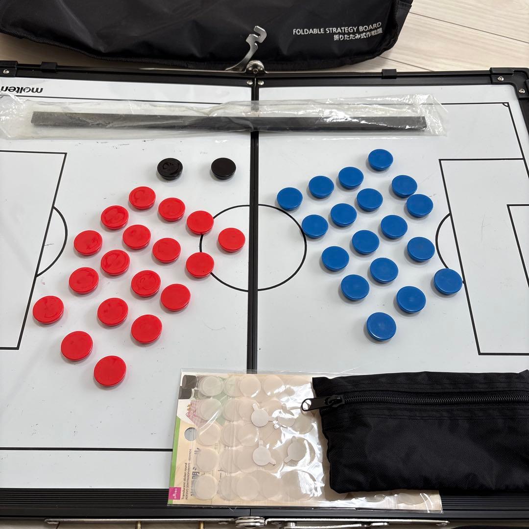 molten サッカー　作戦ボード　折りたたみ式作戦盤　バッグ付
