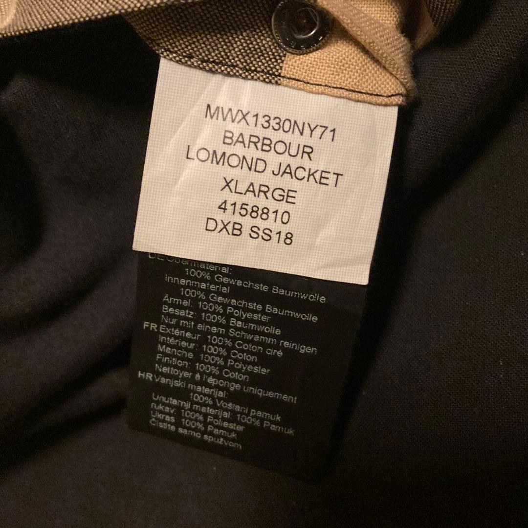 Barbour ネイビー ジャケット XL